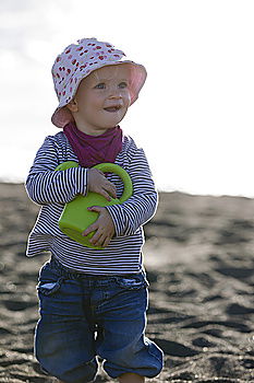 Similar – Image, Stock Photo child playing with sand