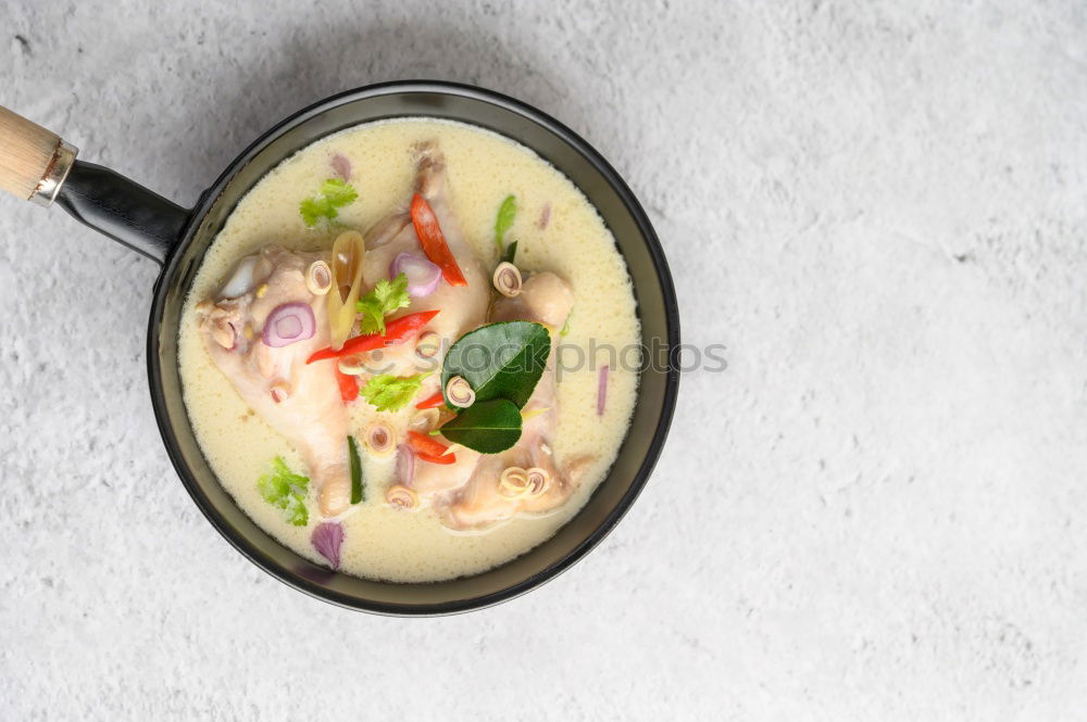 Similar – Image, Stock Photo Cooked vegetables of vigil potaje stew