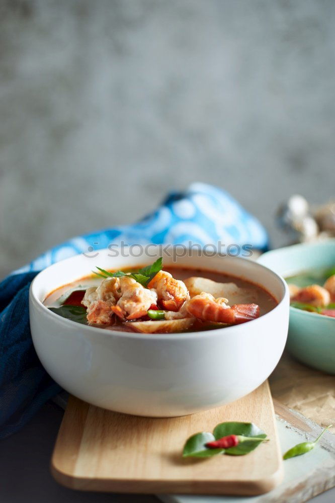 Image, Stock Photo Cooked vegetables of vigil potaje stew