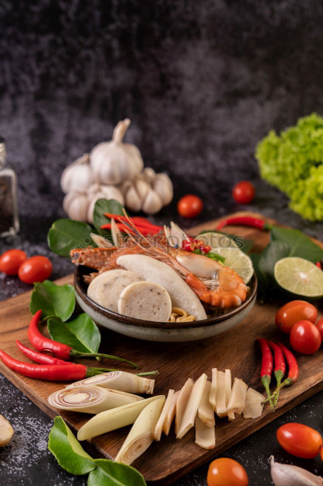 Similar – Image, Stock Photo Potato soup with greaves and parsley