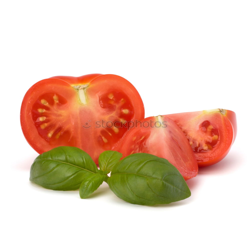 Similar – Image, Stock Photo Organic tomatoes on the white table