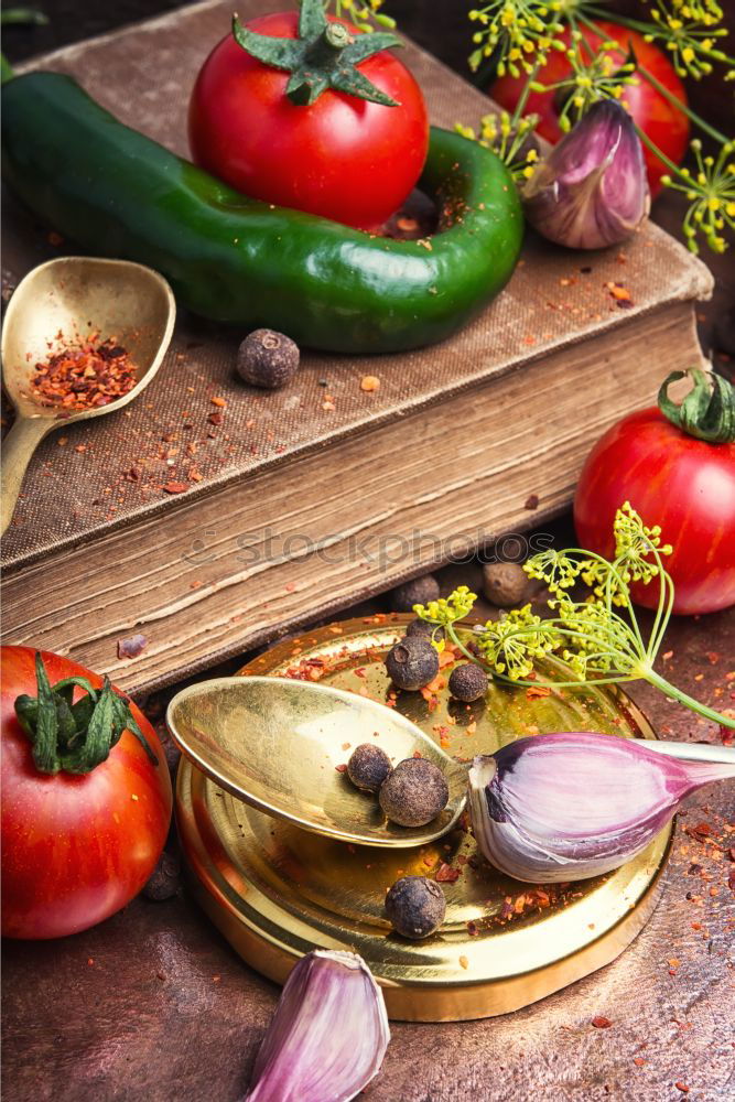Similar – Image, Stock Photo Planting spring flowers, composing on a wooden table
