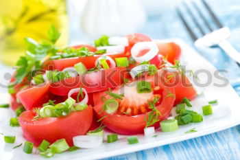 Similar – Image, Stock Photo Watermelon-Feta Salad