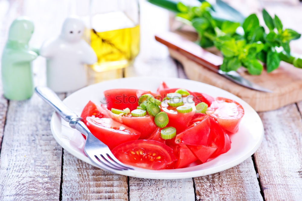 Image, Stock Photo Watermelon-Feta Salad