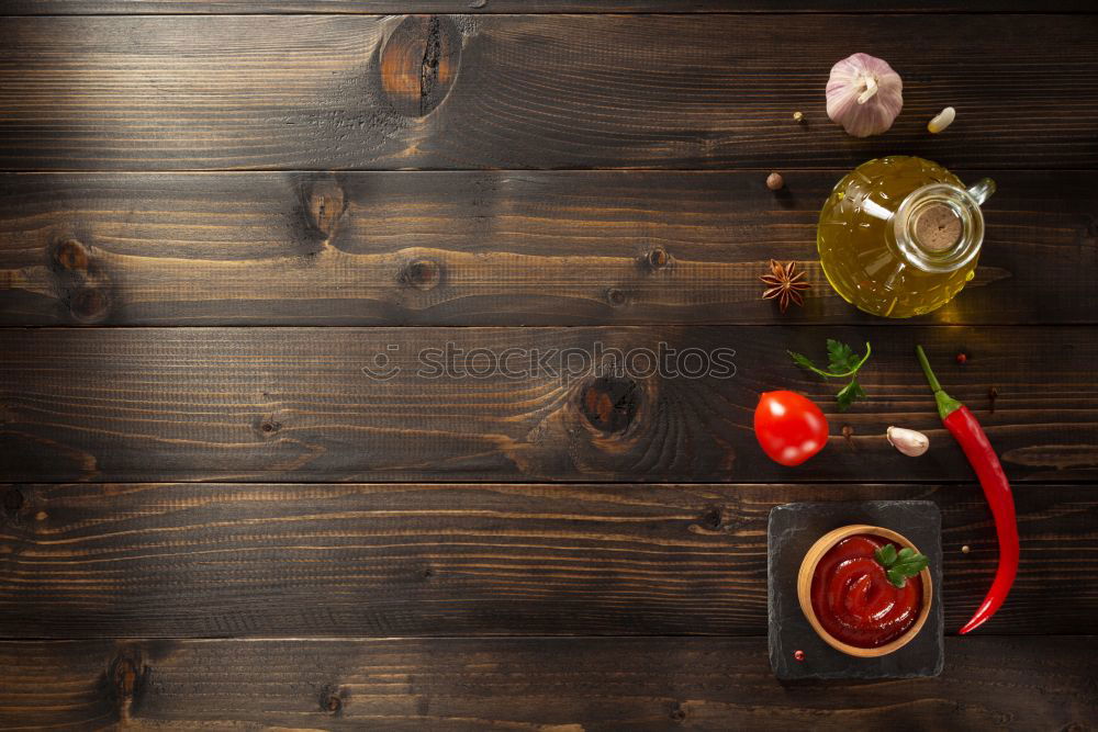 Similar – Image, Stock Photo Fresh vegetables in blue basket, spoon and ingredients