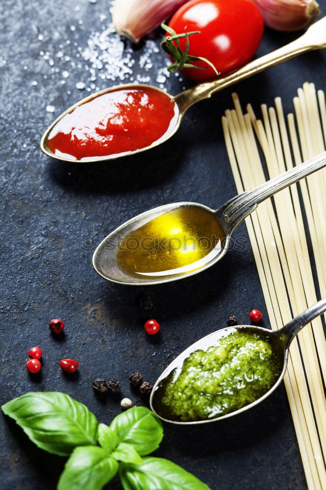 Similar – Image, Stock Photo Soy sauce with chopsticks, rice noodles and vegetables