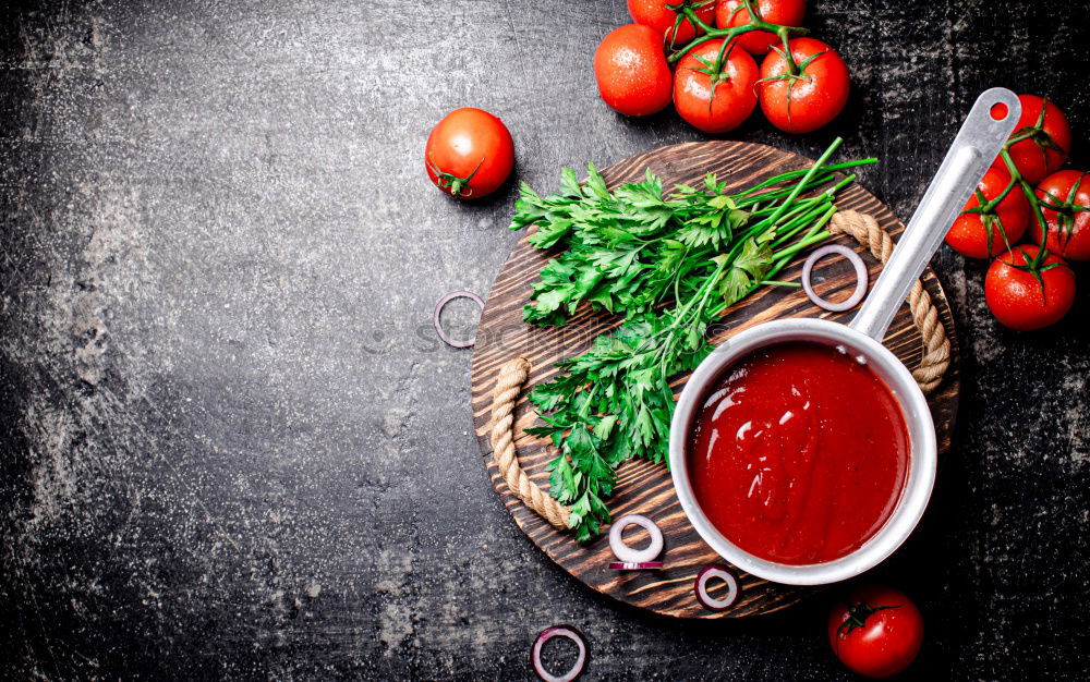 Image, Stock Photo Gazpacho spanish cold soup