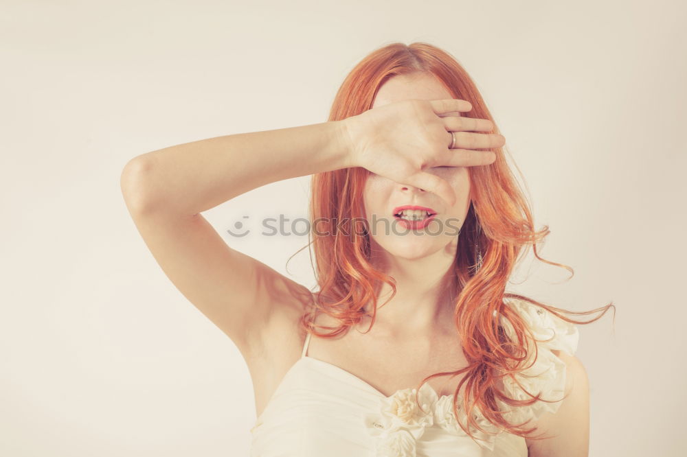 Similar – Image, Stock Photo Woman with dark hair in the wind