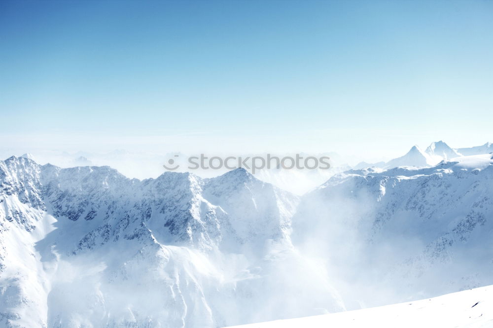 wonderfull winter day on the Zugspitze