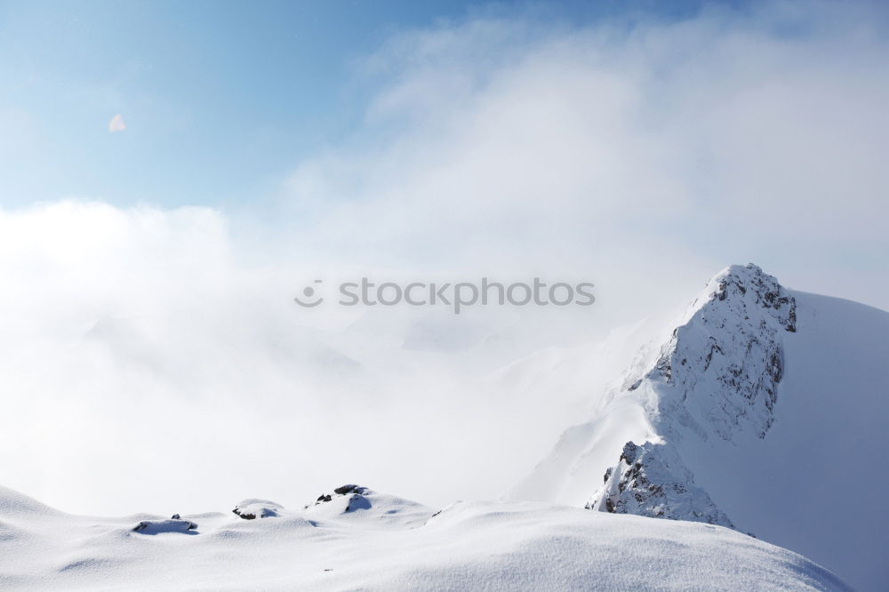 Similar – ski#1 Powder snow Jump