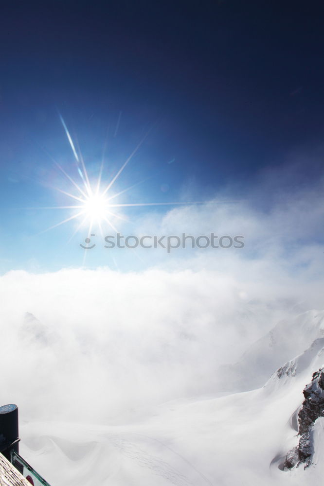 Similar – wonderfull winter day on the Zugspitze