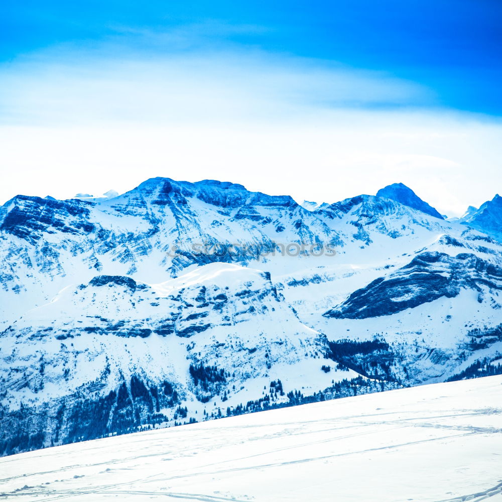 Similar – Image, Stock Photo Winter landscape with mountains, Austria