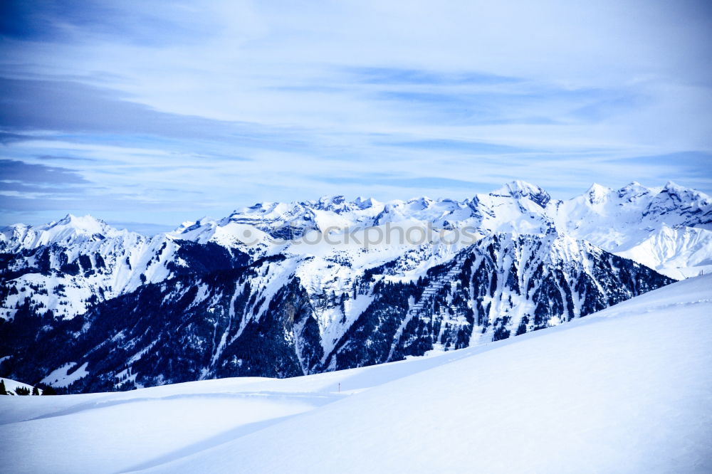 Similar – wonderfull winter day on the Zugspitze