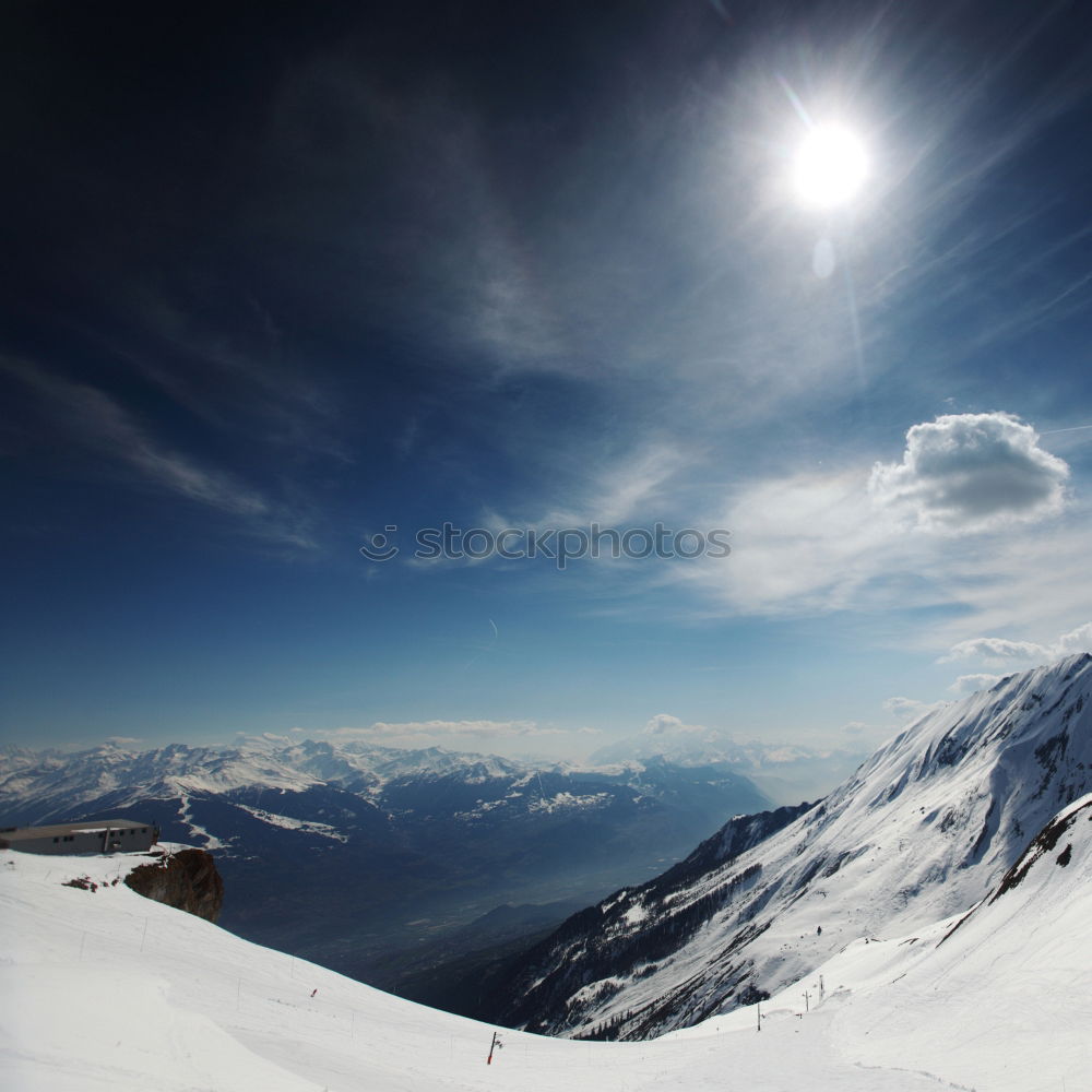 Similar – Image, Stock Photo Mountain Dreamworld I. Sun