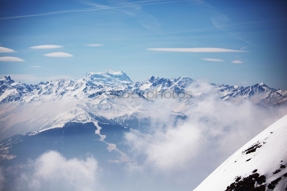 Image, Stock Photo Tsunami cloud or togetherness in the snow