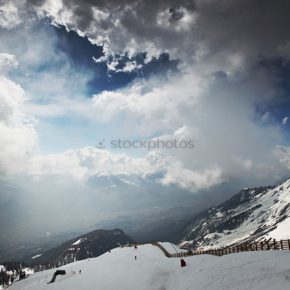 Similar – Image, Stock Photo wonderfull winter day on the Zugspitze