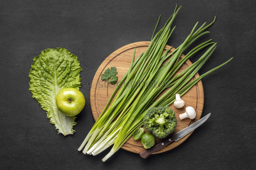 Similar – Image, Stock Photo fresh broccoli in a brown wicker basket