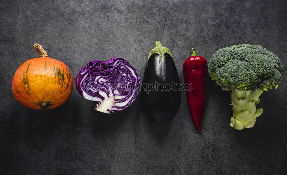 Similar – Image, Stock Photo fresh broccoli in a brown wicker basket