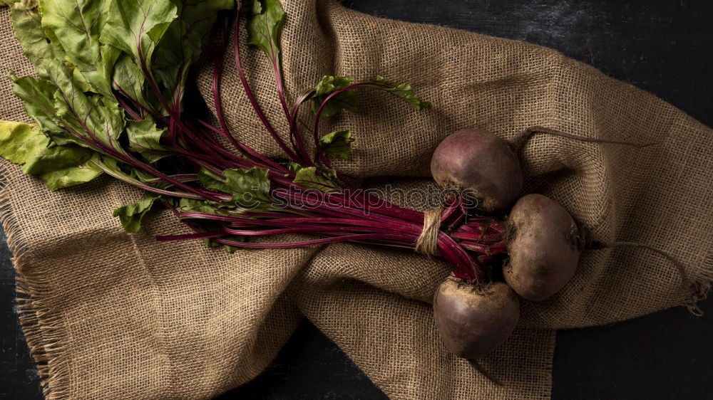 Similar – Image, Stock Photo Picking red beets