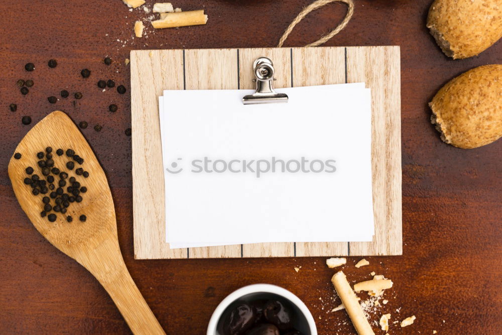 Similar – Image, Stock Photo Breakfast with fresh rolls and cappuccino