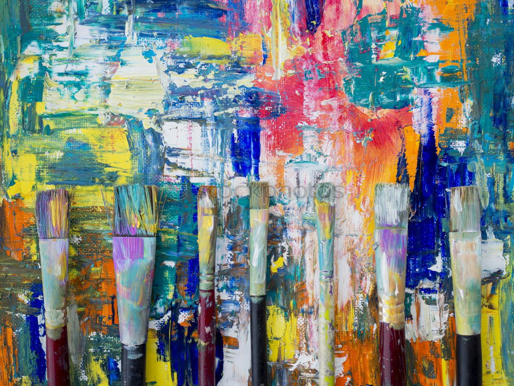 Similar – Image, Stock Photo Colour splotches or art?