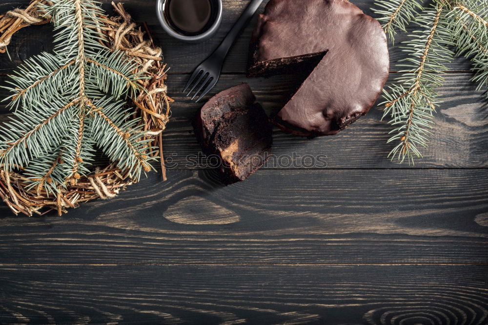 Similar – Woman arms doing christmas decoration in a wood table outdoors