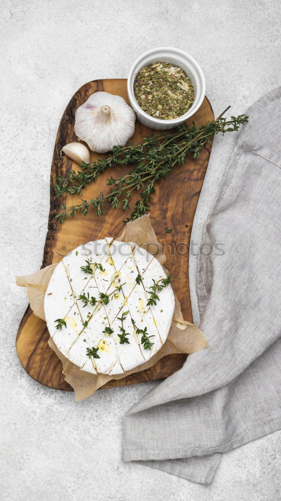 Similar – Crispbread with Cottage Cheese and Radish