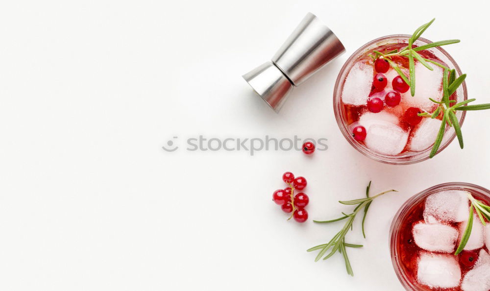 Similar – Image, Stock Photo Flacshe with juice or smoothie and berries