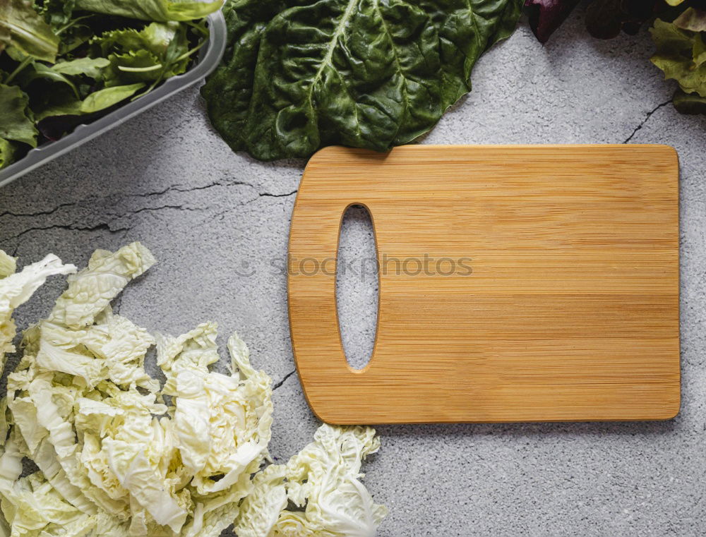 Similar – Image, Stock Photo Green organic vegetables around empty kitchen sieve