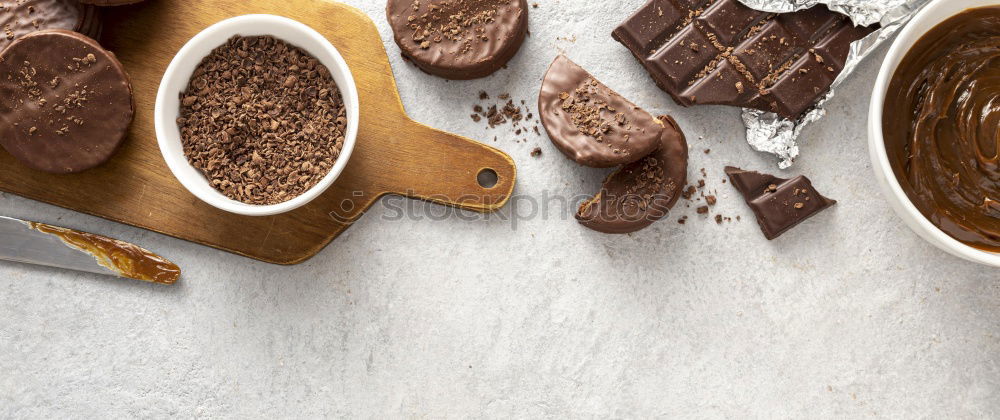 Similar – stack of chocolate chip cookies