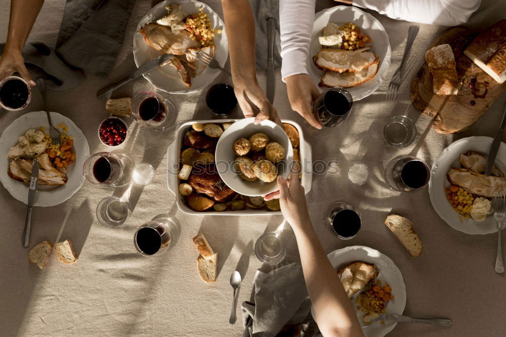 Similar – Image, Stock Photo holiday roast Food