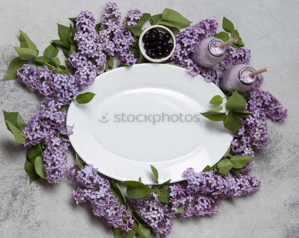 Similar – Image, Stock Photo empty round white plate