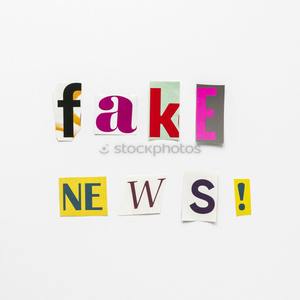 Similar – Image, Stock Photo Fake or fact fake news