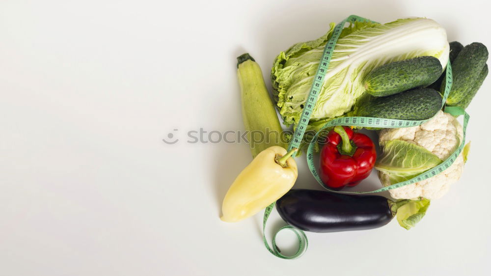 Similar – Pickled cucumbers made of home garden vegetables and herbs