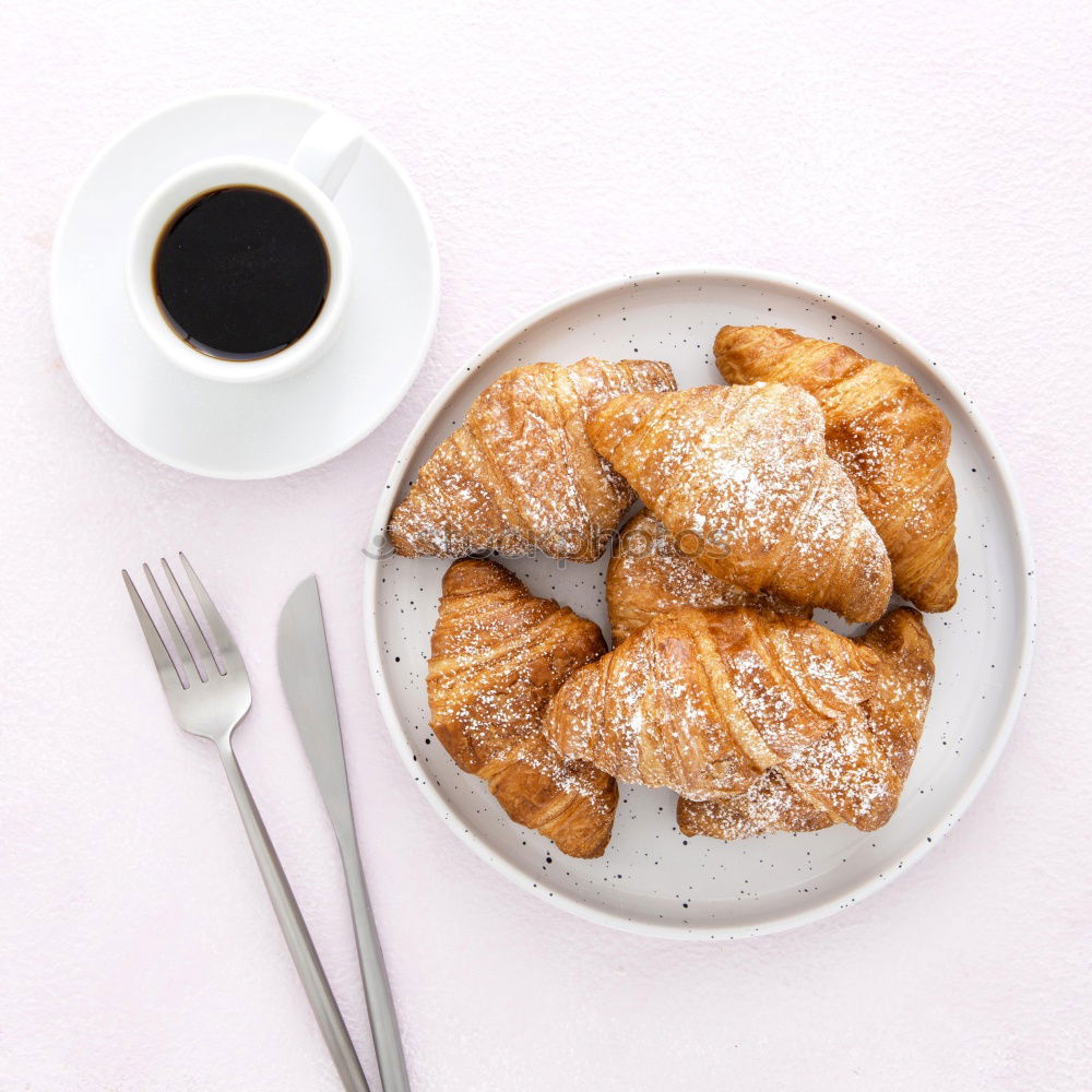 Similar – Image, Stock Photo Plum yeast particles with roibos tea