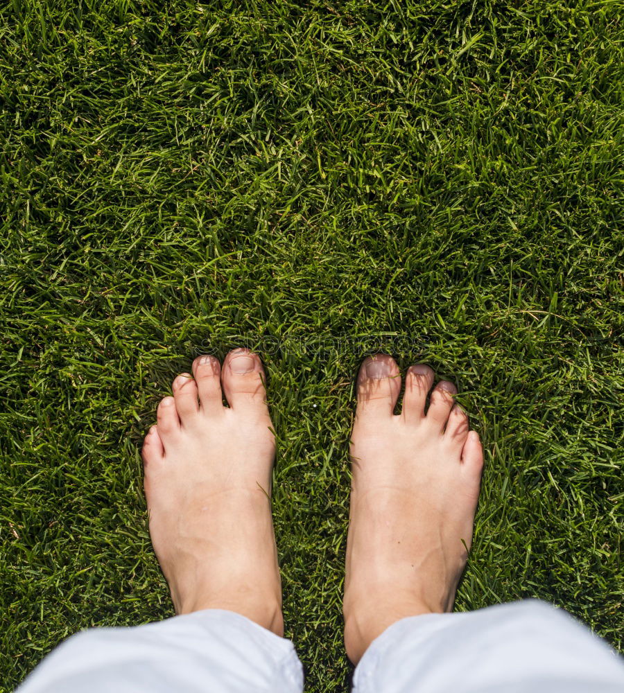 Similar – Image, Stock Photo Naked feet in the great outdoors