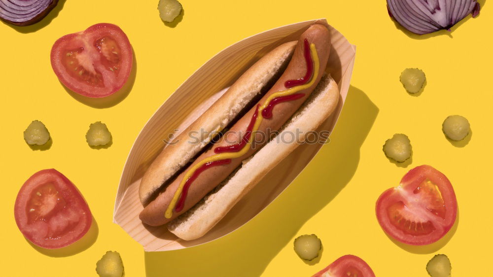 Similar – Image, Stock Photo Flying Food Concept German Traditional Salted Pretzel