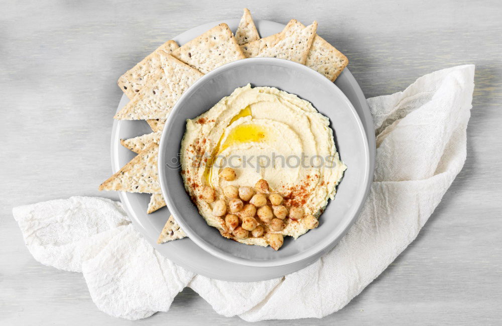 Similar – Crispbread with Cottage Cheese