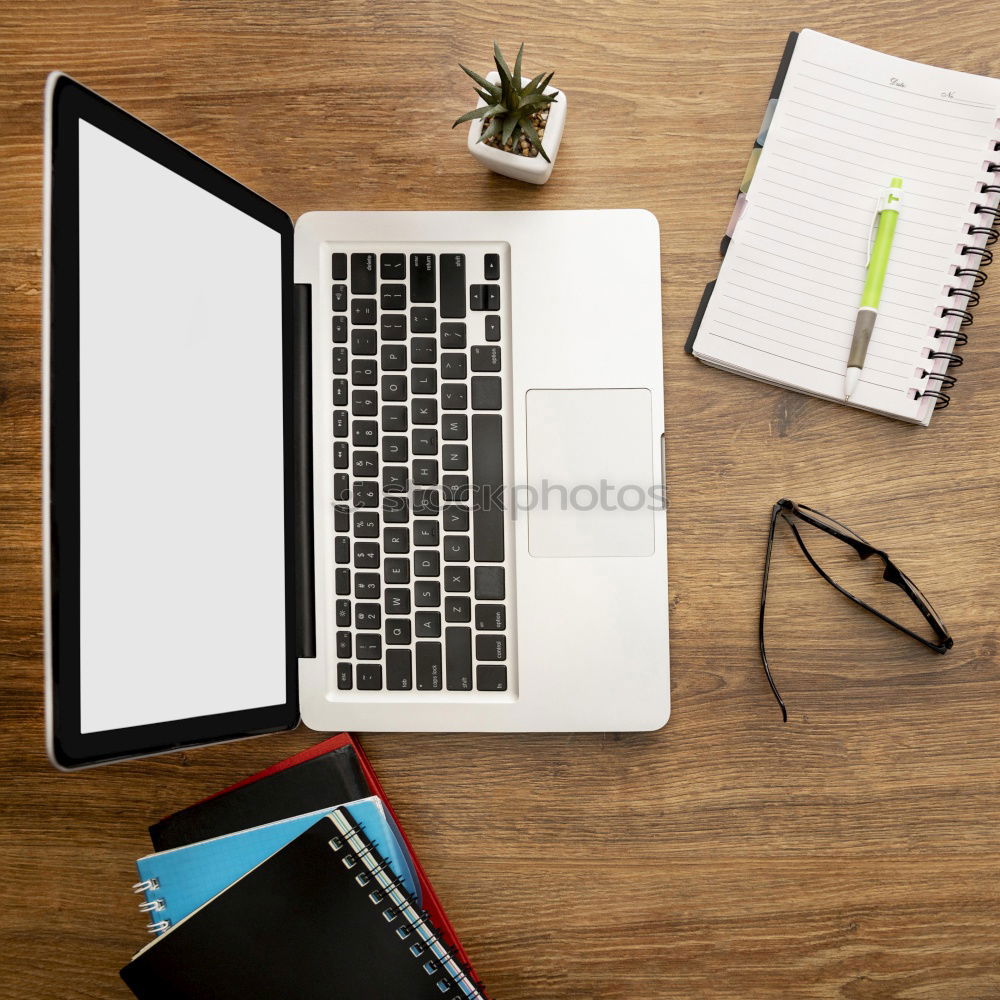 Similar – Office desk table with paper sheet with “working time” text.