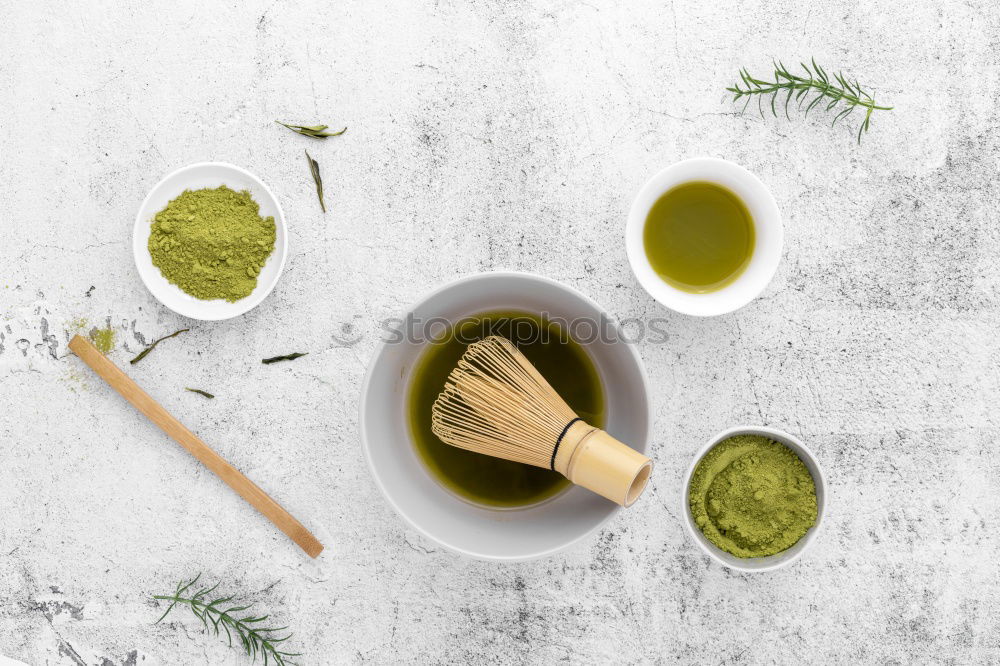 Similar – Image, Stock Photo Healthy green Matcha Espresso in the glass