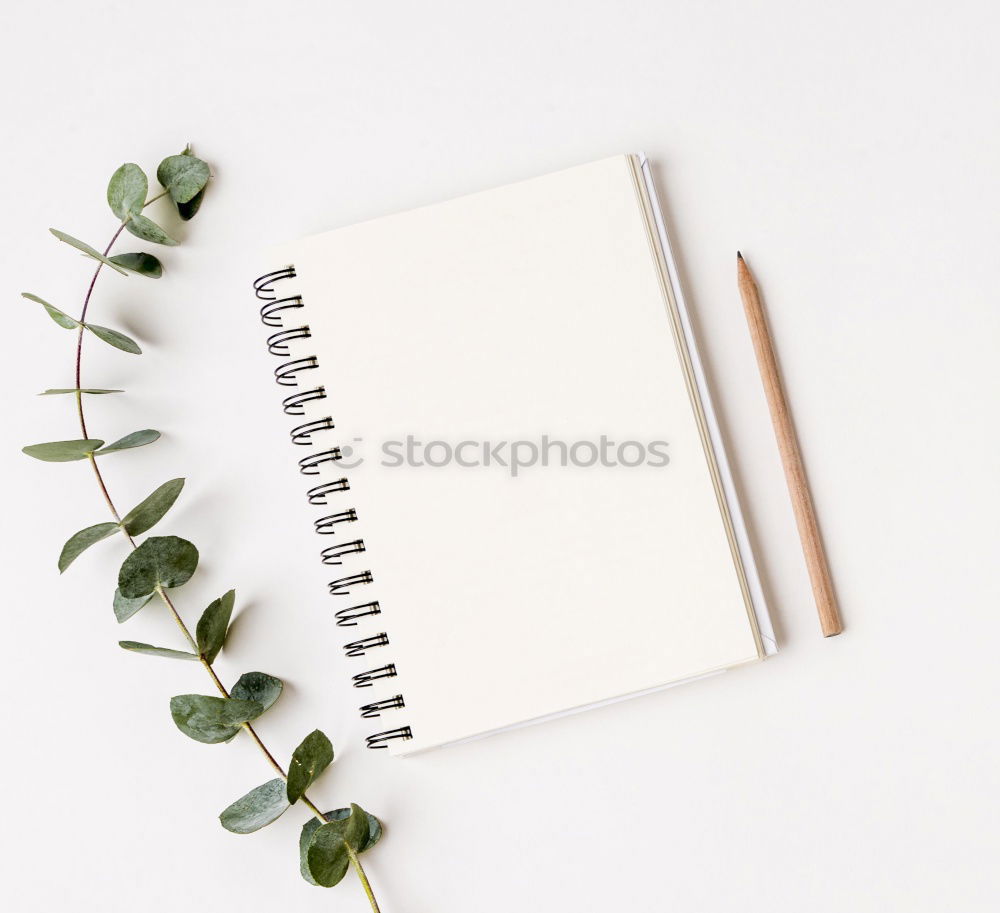 Similar – empty notebook in a line