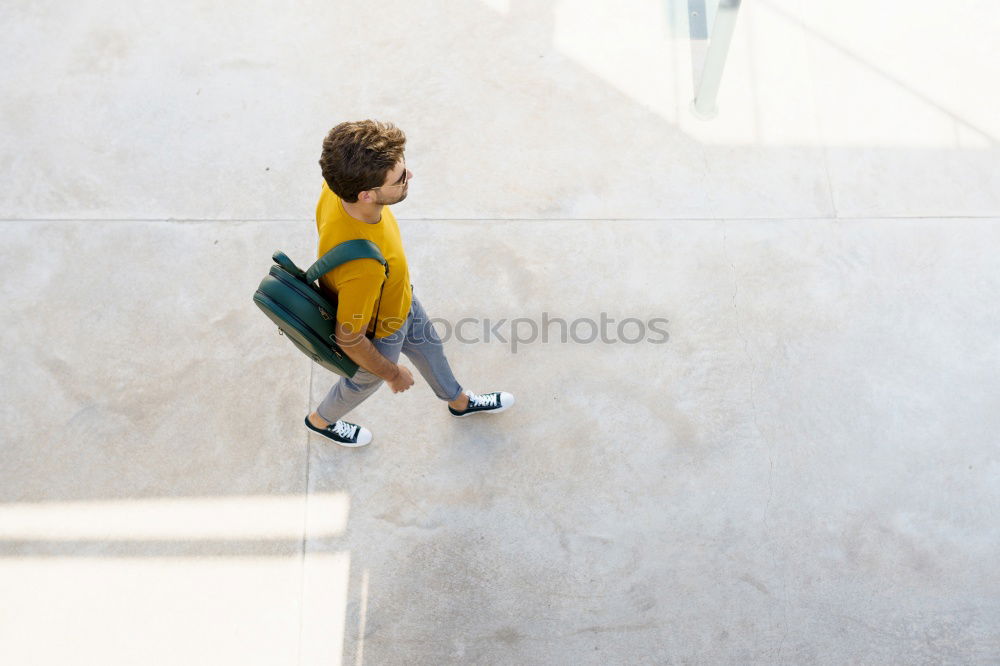 Similar – An aerial view of young woman reading a book