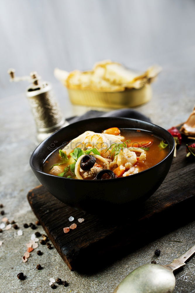 Similar – Image, Stock Photo Cooked vegetables of vigil potaje stew