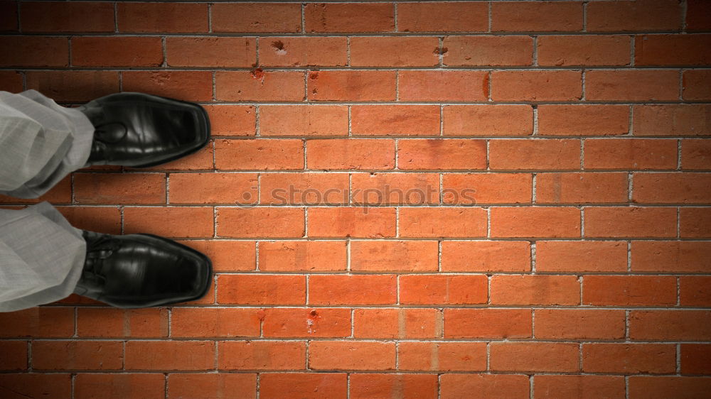 Similar – Barefoot on brick Brick Floor