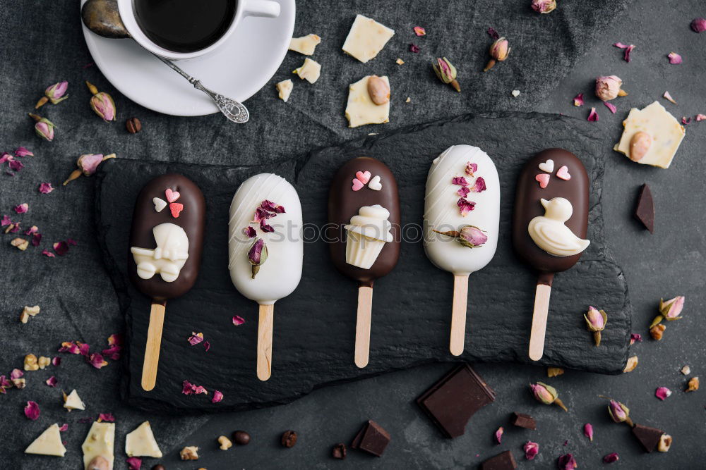 Similar – Image, Stock Photo three pieces of cheesecake