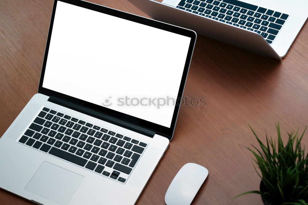 Similar – Image, Stock Photo Office desk table with computer and supplies