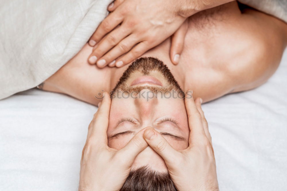 Similar – Image, Stock Photo Woman enjoying massage in Spa