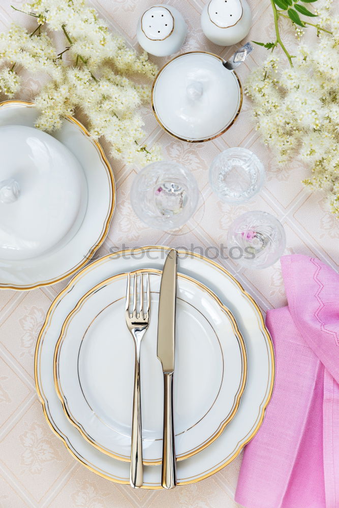 Similar – Image, Stock Photo Old spoons on the plate with Easter egg