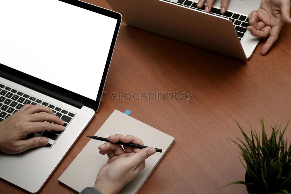 Similar – Office desk table with paper sheet with “working time” text.