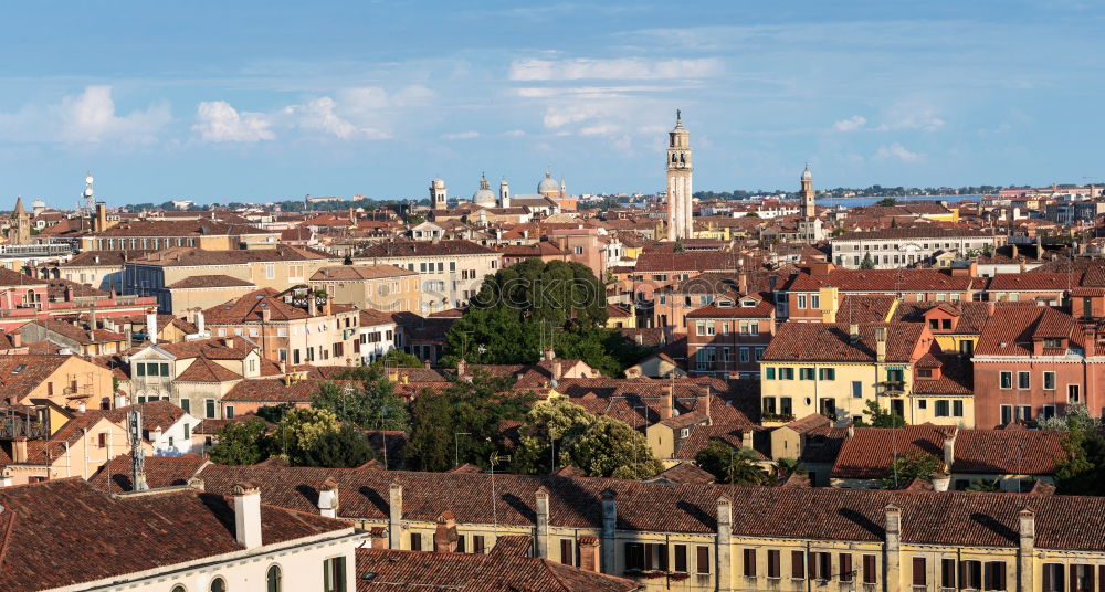 Similar – Image, Stock Photo Aerial view of Venice from the bell tower